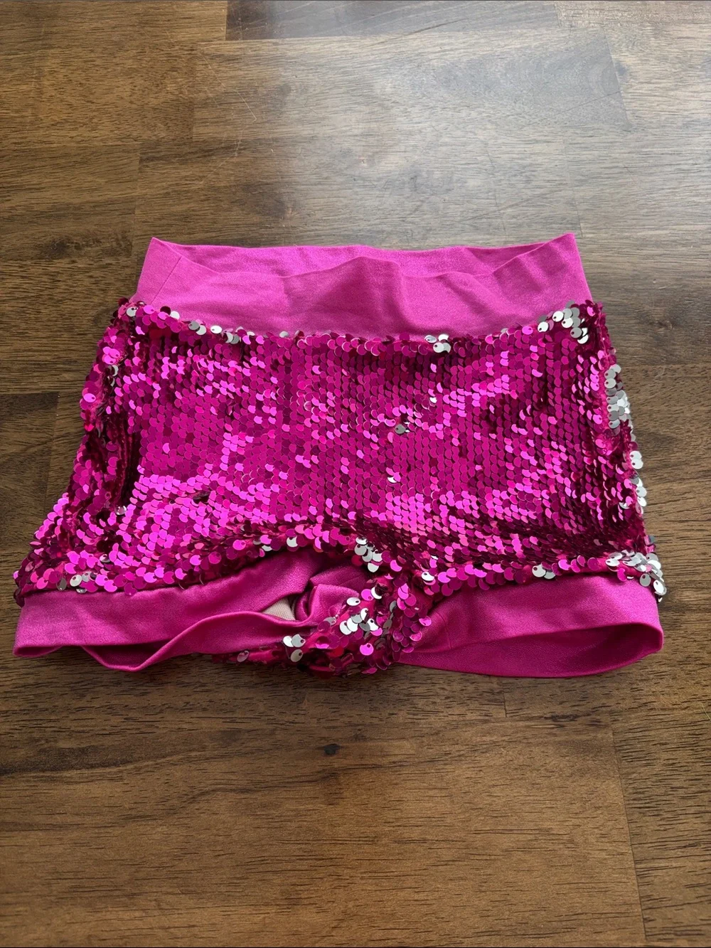 IC Balera Hot Pink/Silver Sequin Shorts